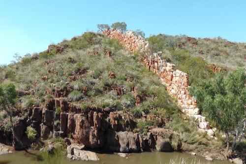 China Wall in der Nähe von Old Halls Creek